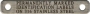 316 Stainless steel Label - 60 x 10